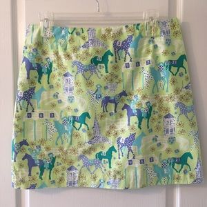HTF Lilly Pulitzer Derby Skirt Sz 14